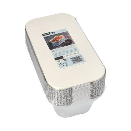 Starpak 25 Schalen, Alu + Einlegedeckel, PP-beschichtet