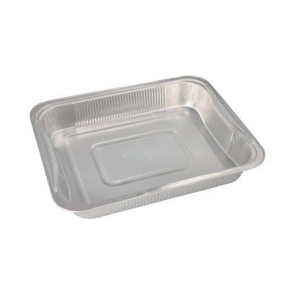 Starpak 3 Gastronorm-Behälter, Alu eckig 3,4 l 5 cm x 26,2 cm x 32,2 cm 1/2 | Schrumpffolie (3 Stück)