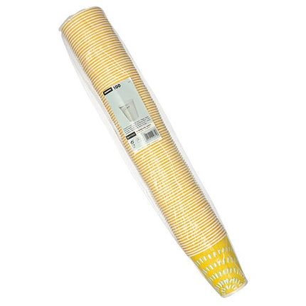 Starpak 100 Trinkbecher für Kaltgetränke, Pappe