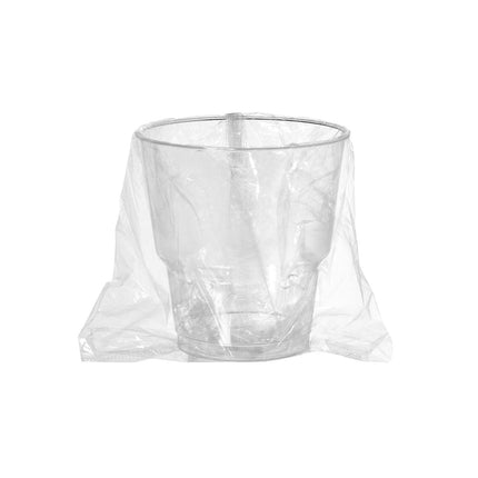 Zahnputzglas transparent, PS - einzeln verpackt für Hygiene | Packung (1 Stück)
