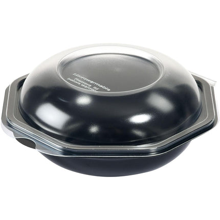 Octabowl® Schwarz/Transparent, 160x160x72 mm - Vielseitige Schale | Packung (405 Stück)