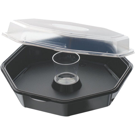Octaview® mit Glas Schwarz / Transparent PS