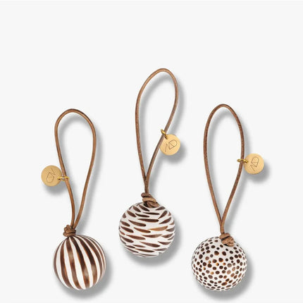 Christbaumkugeln GLOBE 3er Set, in zwei Farben