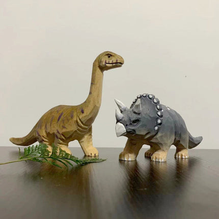 Dinosaurier Figuren aus Holz für Kinder - Fantasievolles Lernen