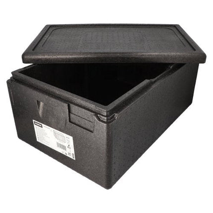 Starpak Isolier-Transportbehälter, EPP 60 cm x 40 cm schwarz "Gastro-Norm 1/1"