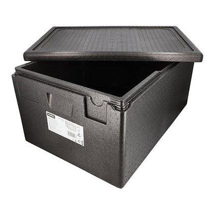 Starpak Isolier-Transportbehälter, EPP 68,5 cm x 48,5 cm x 36 cm schwarz "Euro-Norm" | Packung (1 Stück)