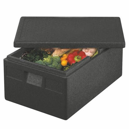 Starpak Isolier-Transportbehälter, EPP 68,5 cm x 48,5 cm x 36 cm schwarz "Euro-Norm" | Packung (1 Stück)