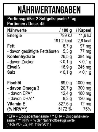 MST - Omega 3 Nordic Fish Oil 90 caps