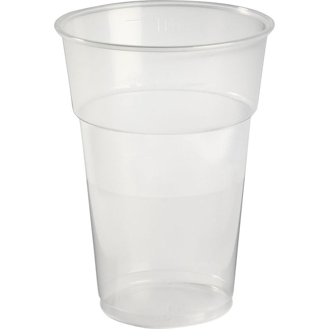 Bierglas Transparent PP | Packung Bierglas FESTIVAL