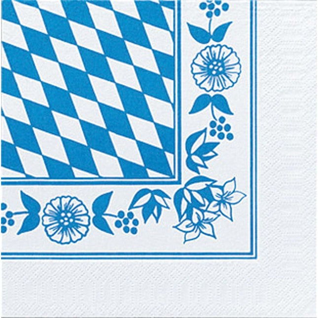 Zelltuchservietten 33x33 cm, 3-lagig, 1/4 Falz | Packung (50 Servietten)
