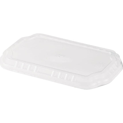 Deckel für Take-Away PP-Schalen 256x163 mm - Transparent APET | Packung (246 Stück)
