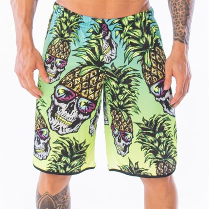 Fitness Shorts "Ananas" Trainingsshorts