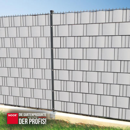 Sichtschutzstreifen PVC Easy - 0,19x2,55 m - Zaunblende