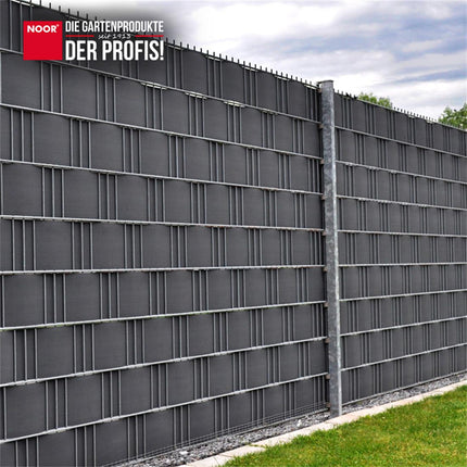 Sichtschutzstreifen PVC Easy - 0,19x2,55 m - Zaunblende