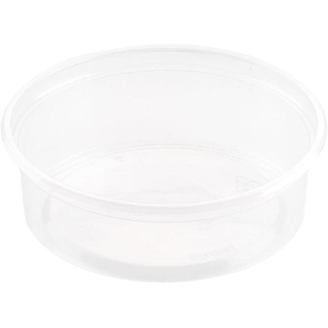 Delipack rund Transparent PP 101x101 | Packung (50 Stück)