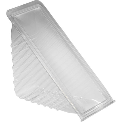 rPET Sandwichbox, doppelt transparent, 160x65x85 mm - umweltfreundlich | Packung (500 Stück)