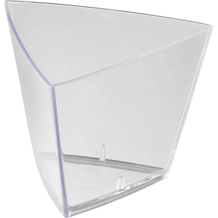 Tri Transparent PS 55x55x45 mm - Klare Kunststoffverpackung | Packung (90 Stück)