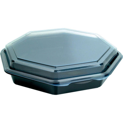Octaview® (C&C Packung mit 127766)  Schwarz / Transparent PS 230x230x50 | Packung (35 Stück)
