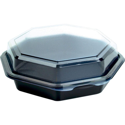 Octaview® (C&C Packung mit 127800)  Schwarz / Transparent PS 190x190x60 | Packung (35 Stück)