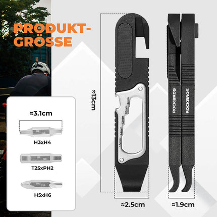 16 in 1 Fahrradwerkzeug Mini Tool Set Reifenheber mit Ratschenschlüssel (Werkzeuge) kaufen bei Linkreich – Jetzt entdecken!