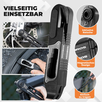 16 in 1 Fahrradwerkzeug Mini Tool Set Reifenheber mit Ratschenschlüssel (Werkzeuge) kaufen bei Linkreich – Jetzt entdecken!
