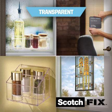 Scotch-FIX™ Transparentes doppelseitiges Montageband 4910C