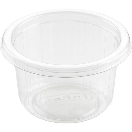 Dressingbecher Fixpack  Transparent APET 80x80x46 | Packung (50 Stück)