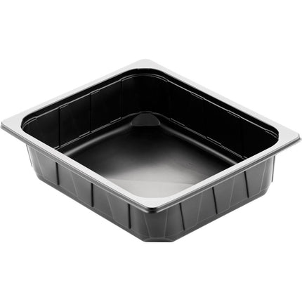 PP Schale 1/2 GN  Schwarz PP/MIN 325x265x60  | Packung (100 Stück)