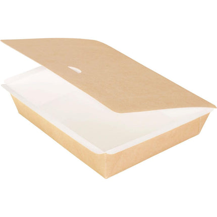 Pappbox, rechteckig, L  Braun Karton/PE 195x165x45  | Packung (250 Stück)