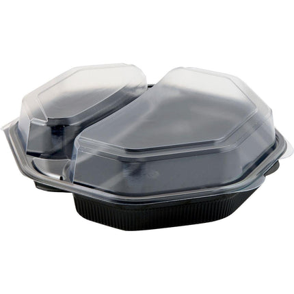 Octaview® (C&C Packung mit 149870) 2 Schwarz / Transparent PS 230x230x50 | Packung (30 Stück)
