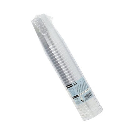 Starpak 30 Gläser für Latte Macchiato, PS 0,3 l Ø 8 cm · 11 cm glasklar | Schrumpffolie (30 Stück)