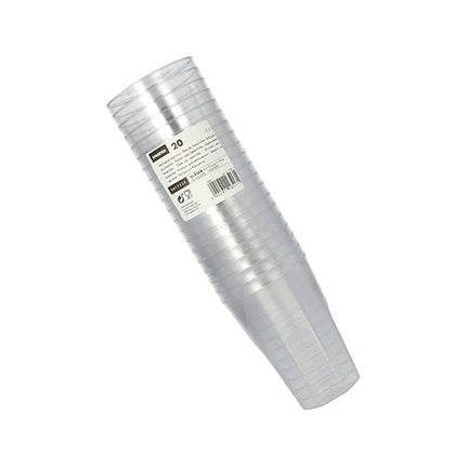 Starpak 20 Gläser für Caipirinha, PS 0,3 l Ø 8 cm · 11 cm glasklar | Schrumpffolie (20 Stück)
