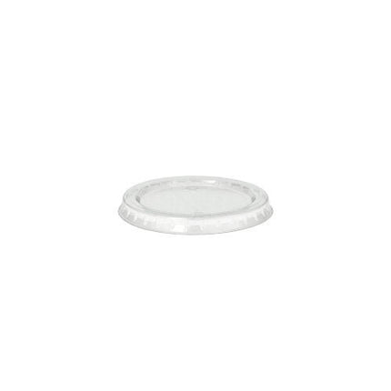 Starpak 100 Deckel, PS rund Ø 6,7 cm · 1 cm klar | Folie (100 Stück)