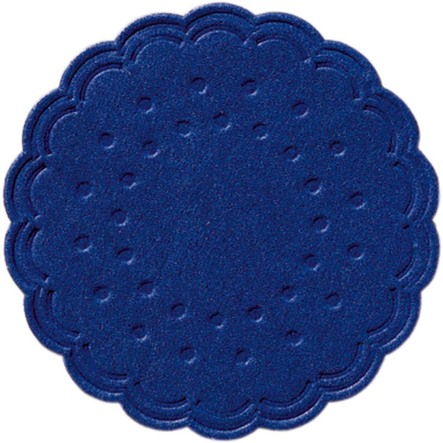 Tassenuntersetzer dunkelblau, Ø 7,5 cm - 8 Stück Set für Getränke | Packung (250 Stück)