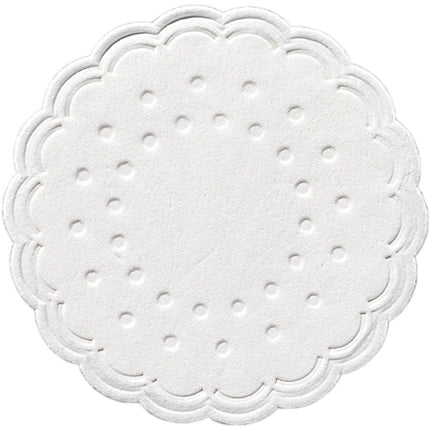 Tassenuntersetzer, Ø 7,5 cm, 8 Stück, weiß - Ideal für Getränke | Packung (250 Stück)