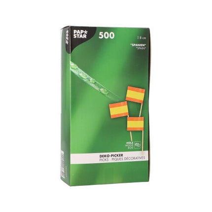 PAPSTAR 500 Deko-Picker 8 cm weiss