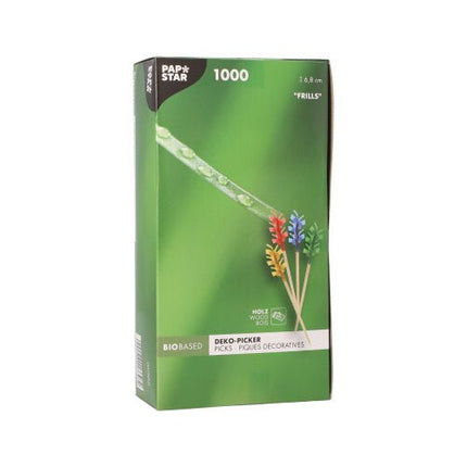 PAPSTAR 1000 Deko-Picker 6,8 cm "Frills"