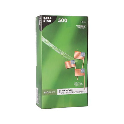 PAPSTAR 500 Deko-Picker 8 cm weiss