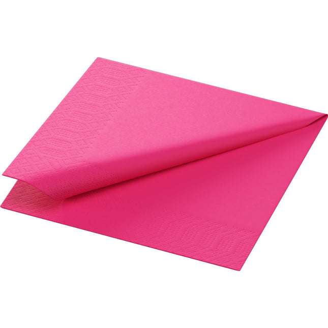 Zellt.-Servietten 24x24 cm, 3-lagig, fuchsia - 250 Stück Packung | Packung (250 Servietten)