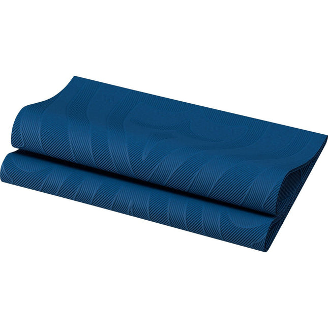Elegance Servietten 40x40 cm dunkelblau - Hochwertige Tischdekoration | Packung (40 Servietten)