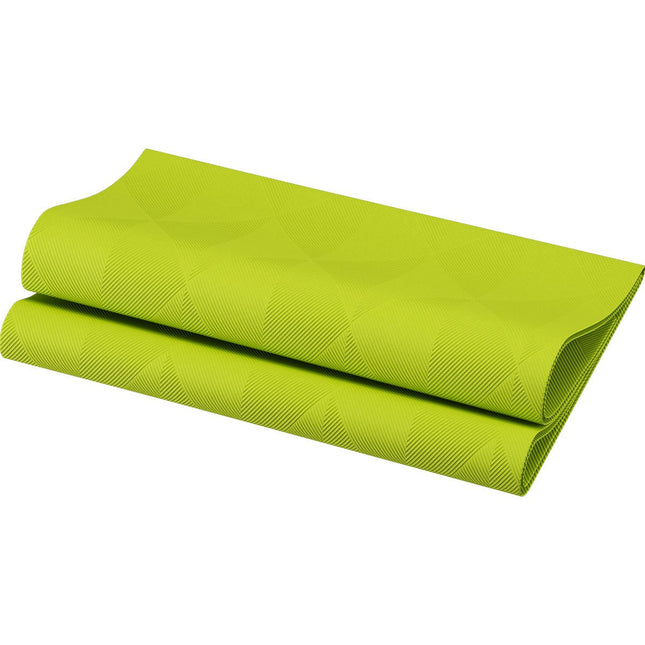 Elegance Servietten 40x40 cm Crystal Kiwi - Hochwertige Tischdekoration | Packung (40 Servietten)