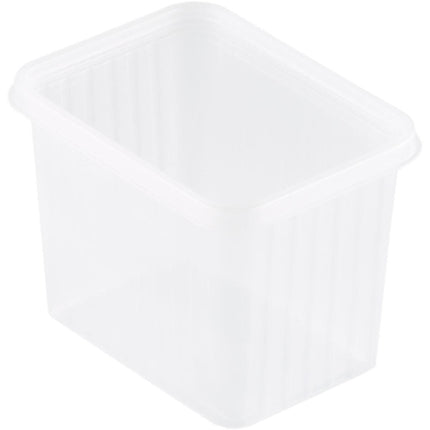 Fixpack® rechteckig mit Deckel  Transparent PP 145x110x110 | Packung (25 Stück)