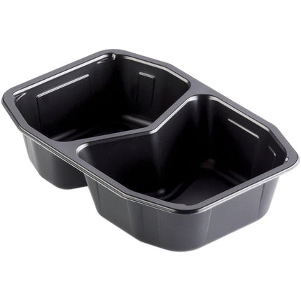 PP-Schale HMR 2 Schwarz PP 215x148x50  | Packung (312 Stück)