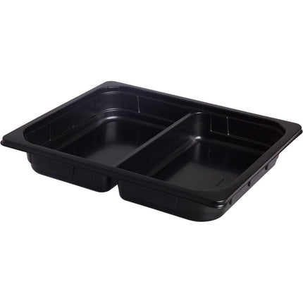 PP Schale 1/2 GN 2 Schwarz PP 325x265x50  | Packung (100 Stück)