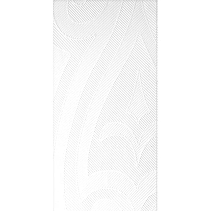 Elegance Servietten 48x48 cm, 1/8 F. Lily - Weiße Tischdekoration | Packung (40 Servietten)