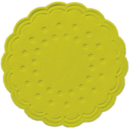Tassenuntersetzer Ø 7,5 cm, 8 Stück, kiwi - Stilvolles Design | Packung (250 Stück)
