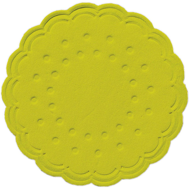 Tassenuntersetzer Ø 7,5 cm, 8 Stück, kiwi - Stilvolles Design | Packung (250 Stück)