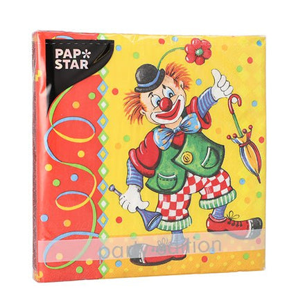 PAPSTAR 20 Servietten, 33 cm x 33 cm 3-lagig 1/4-Falz Design Set 5