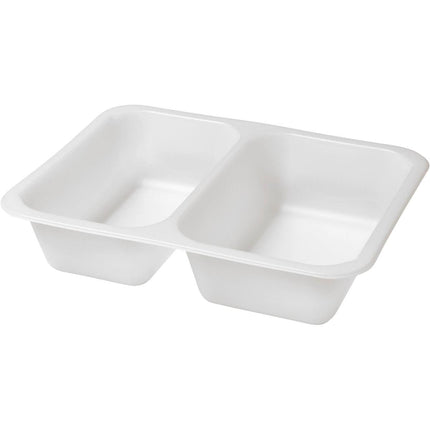 Siegelschale Caterline Biokunststoff 2 Weiß Biokunststoff 227x178x50  | Packung (216 Stück)