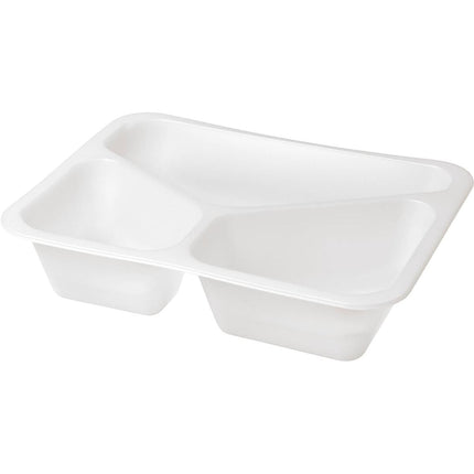 Siegelschale Caterline Biokunststoff 3 Weiß Biokunststoff 227x178x50  | Packung (216 Stück)